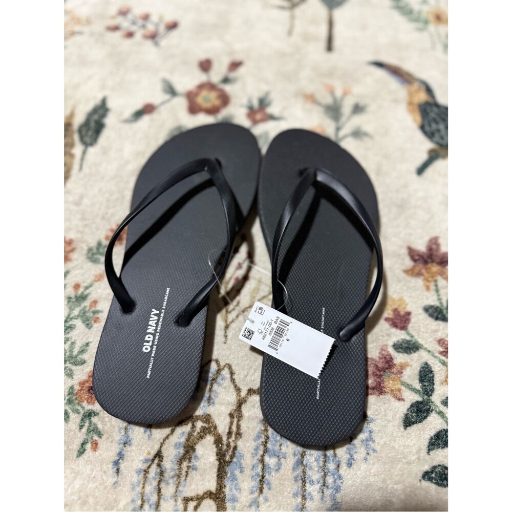Old Navy Black Women's Flip Flop Sandals